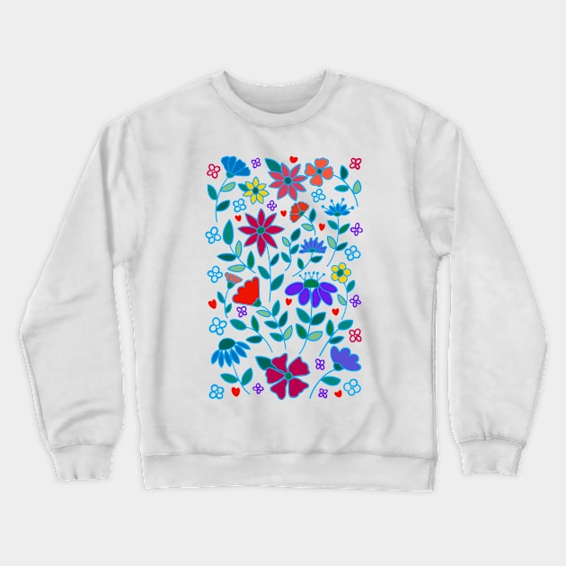 Wild flowers Crewneck Sweatshirt by EV Visuals